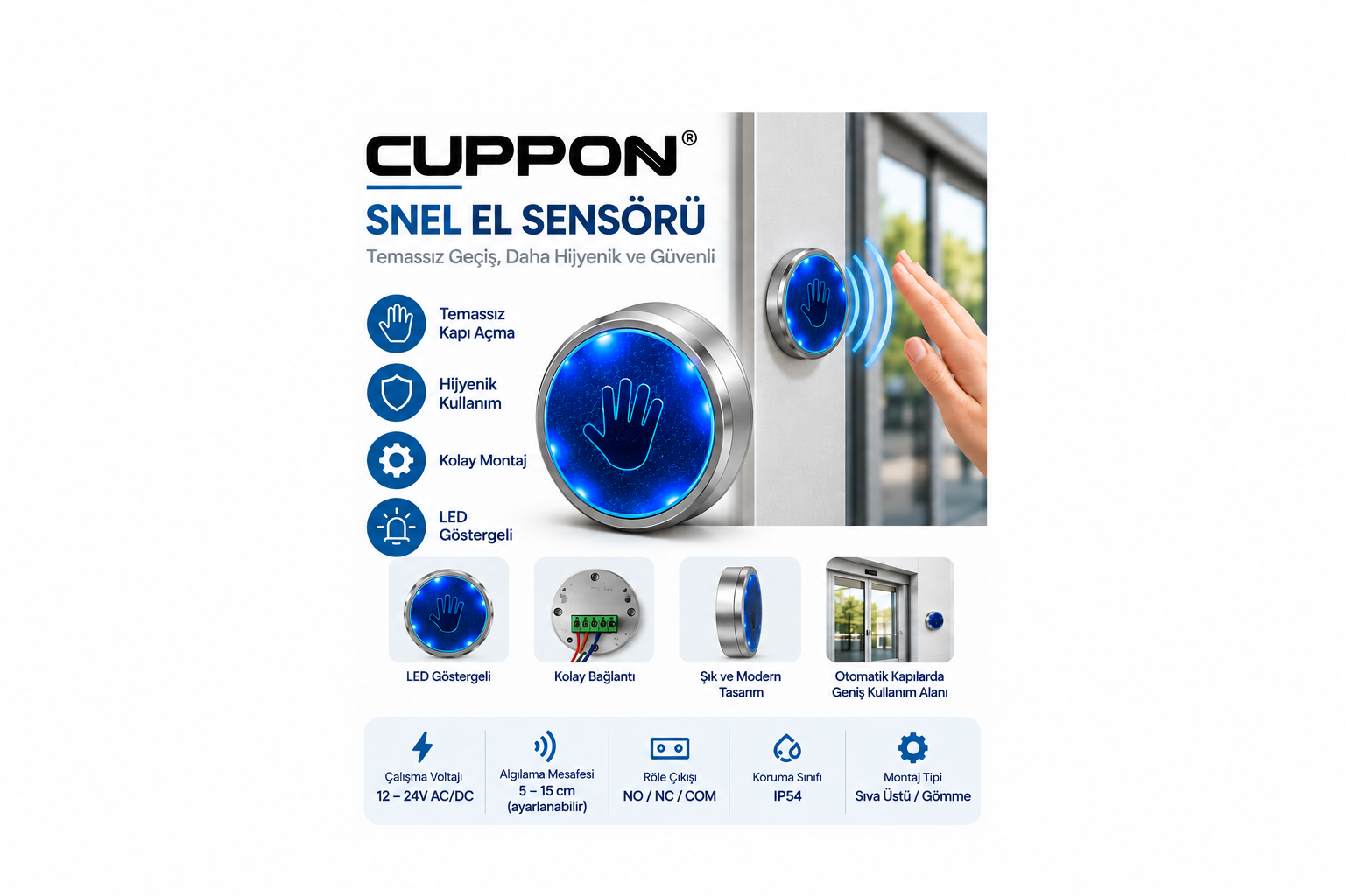 CUPPON SNEL El Sensörü 